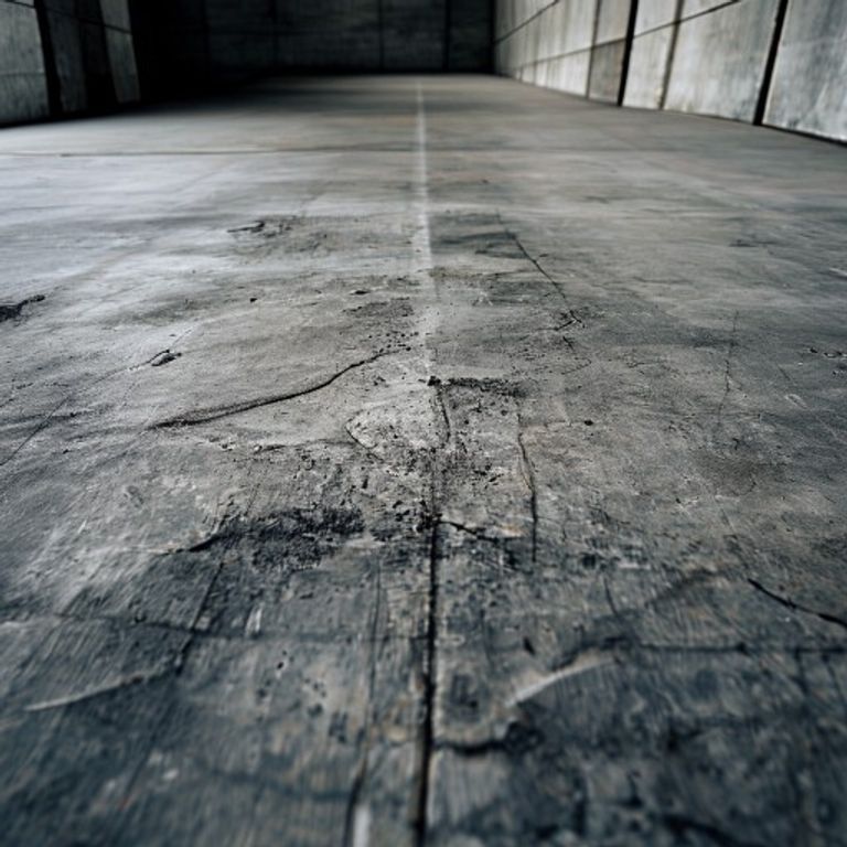 Concrete repair before flooring coating