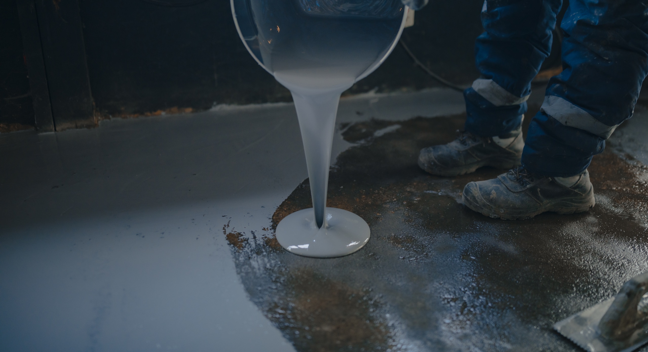 Ucrete industrial floor installation