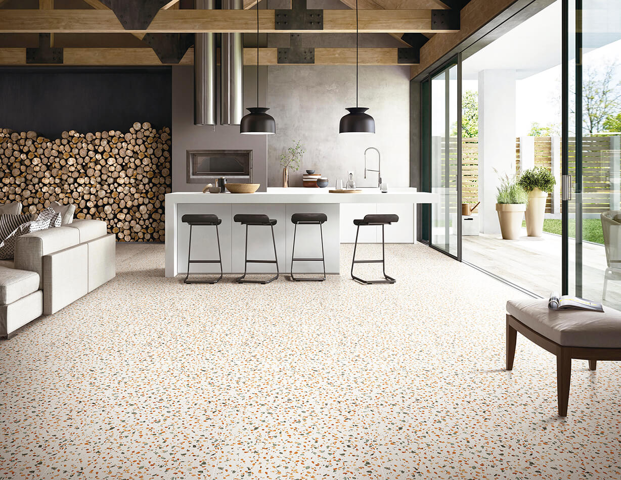 Terrazzo living space